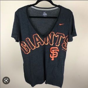 SF Giants Nike Deep V-neck women’s tee